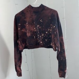 Vintage Tie Dye Turtle Neck